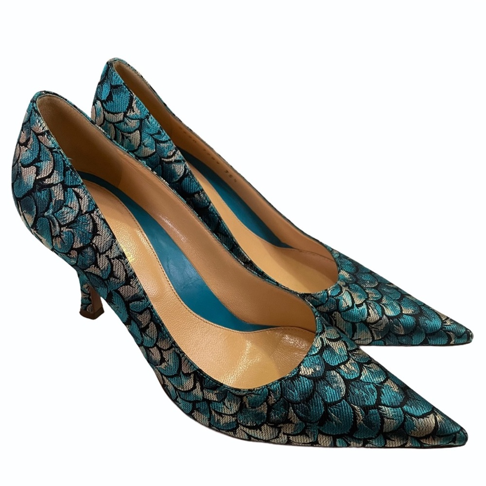 AUTH 🧜‍♀️ Sergio Rossi Mermaid Scale Pumps